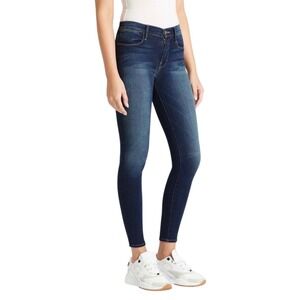 $234 FRAME‎ Denim Le High Skinny Jeans Dark Wash Blue Hi Rise Capsule Stretch 30